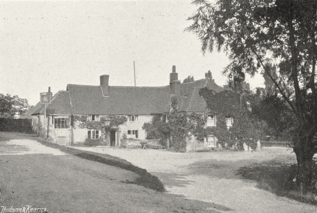 BERKS. Swan, Pangbourne 1897 old antique vintage print picture