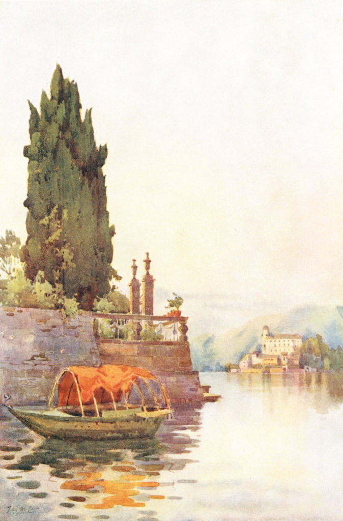 ITALY. Lake Orta. Orta, Ella du Cane 1905 old antique vintage print picture