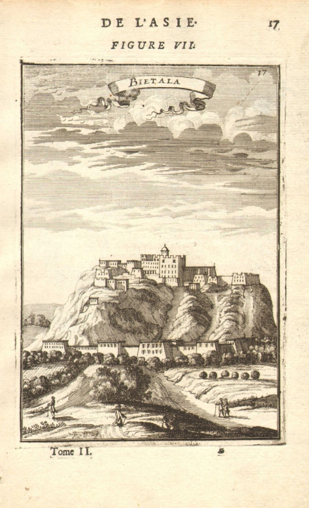 Associate Product TIBET. Potala Palace, Lhasa. 'Bietala'. Decorative. Buddhism. MALLET 1683