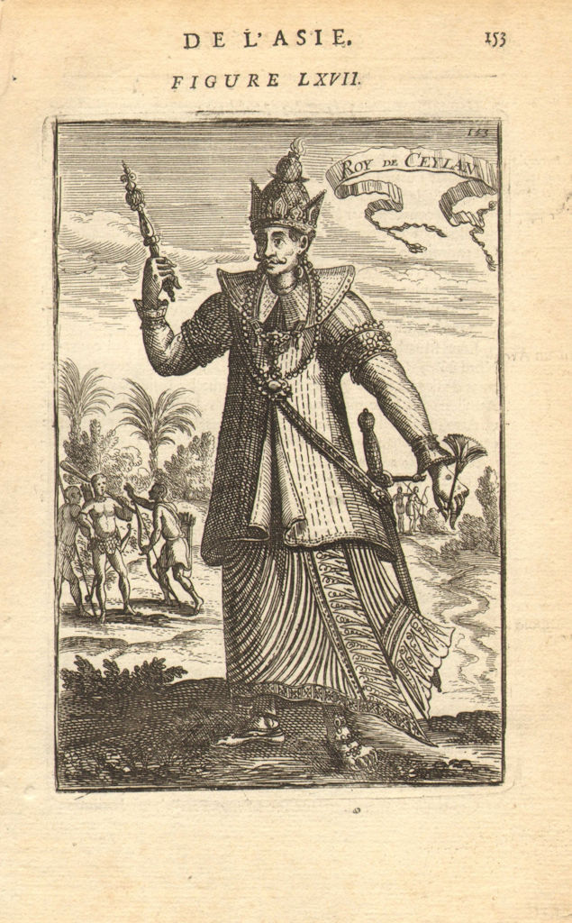 Associate Product KING OF CEYLON (SRI LANKA). 'Roy de Ceylan' Probably Rajasingha II. MALLET 1683