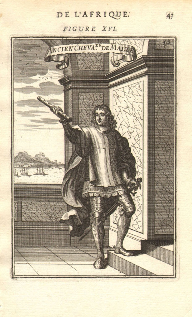 MALTA. Knight Hospitaller of St John. 'Ancien Chevalier de Malte'. MALLET 1683
