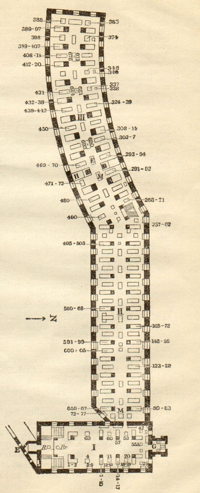 Associate Product Zoological Museum. . BAEDEKER 1912 old antique vintage map plan chart