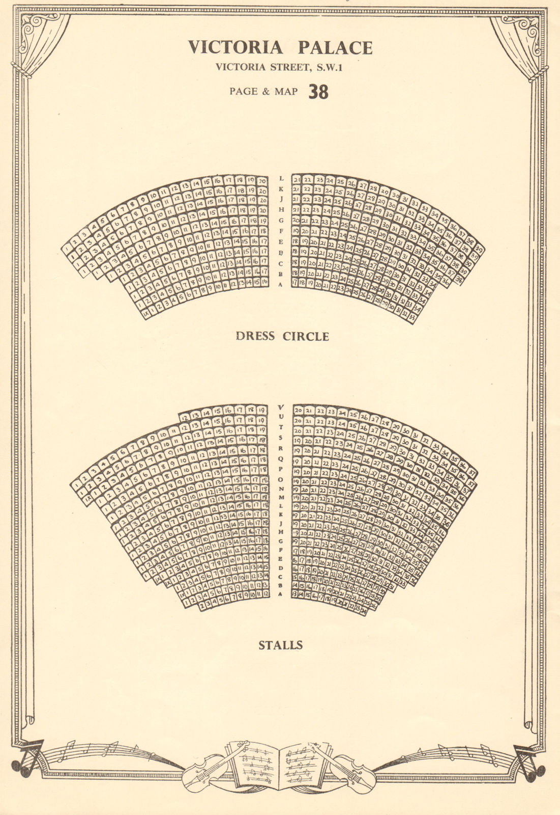 Victoria Palace Theatre Seating Plan Stalls Elcho Table