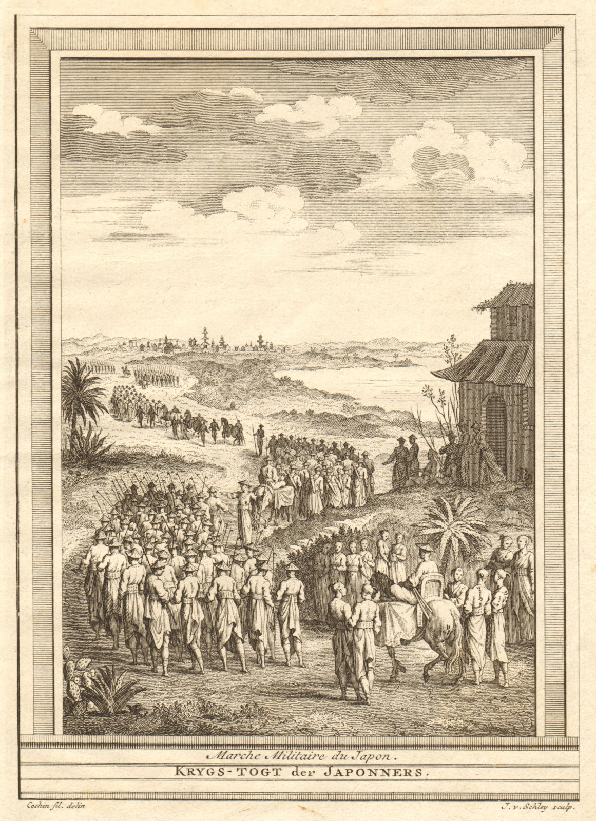 Associate Product 'Marche Militaire du Japon'. Japanese military march. SCHLEY 1747 old print