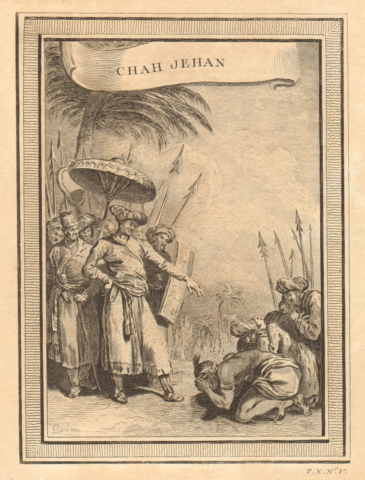 Associate Product 'Chah Jehan'. India. Shah Jahan, 5th Mughal Emperor 1752 old antique print