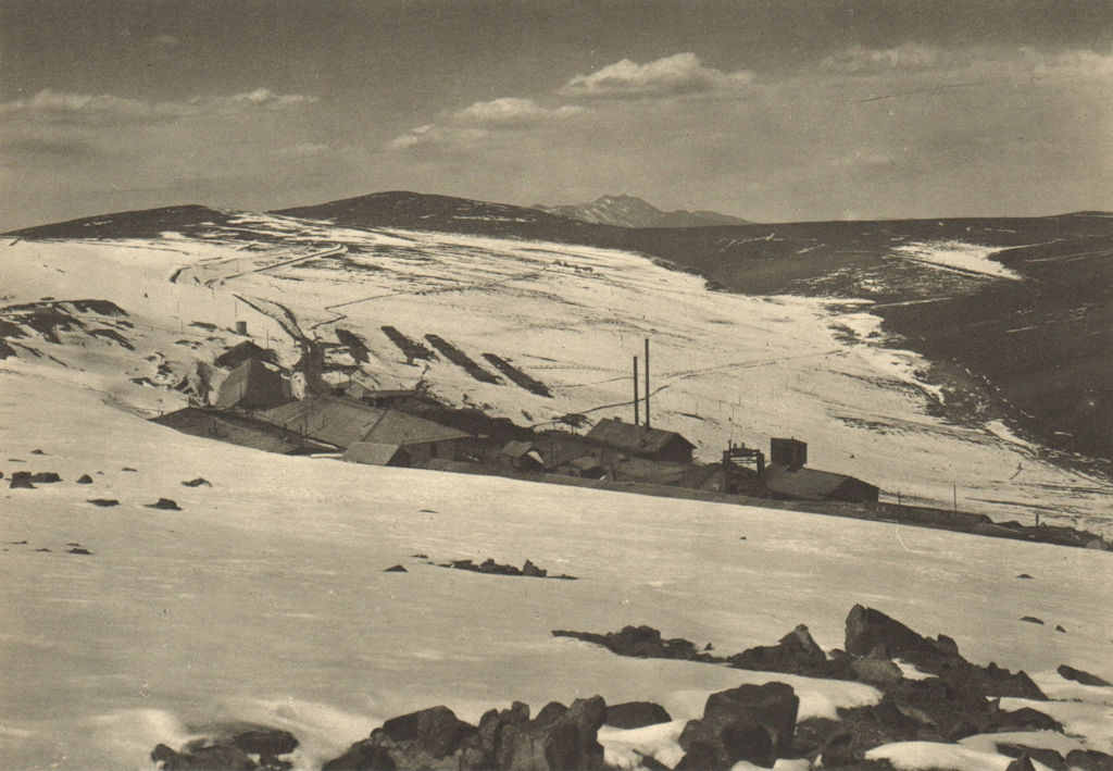 CHILE. Collahuasi. Mina ''Grande''. Mine 1932 old vintage print picture