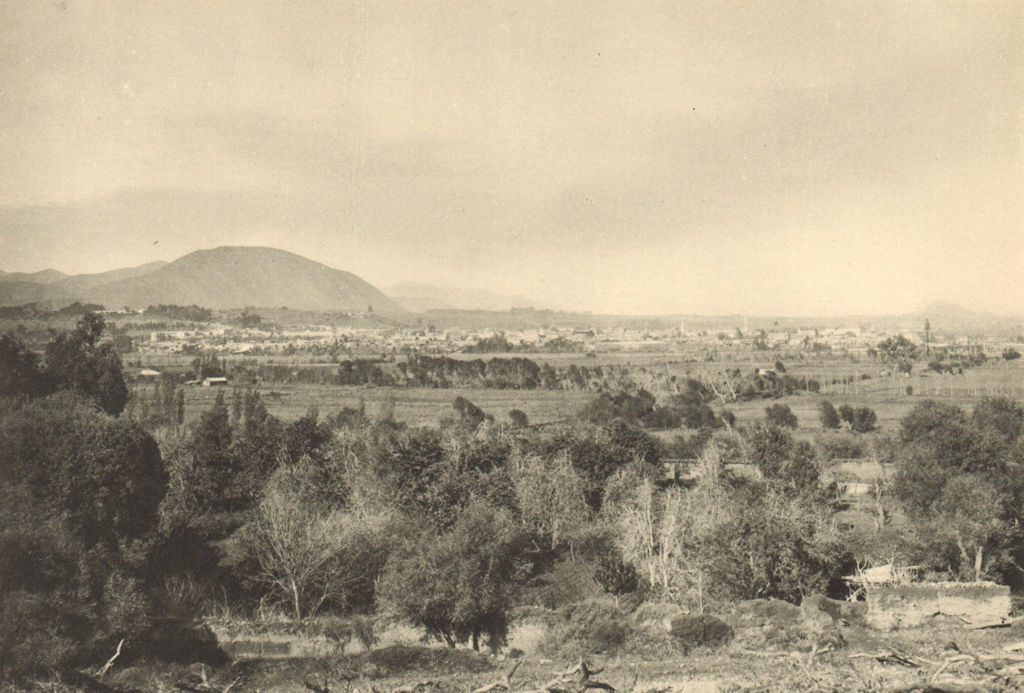 CHILE. La Serena. Vista general hacia el Sur. View to the south 1932 old print