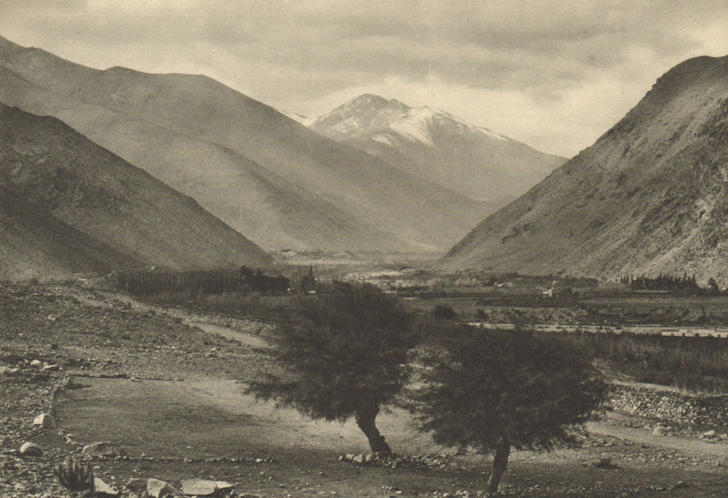 Associate Product CHILE. Valle del Elqui. View from/Vista desde Rivadavia hacia el Este 1932