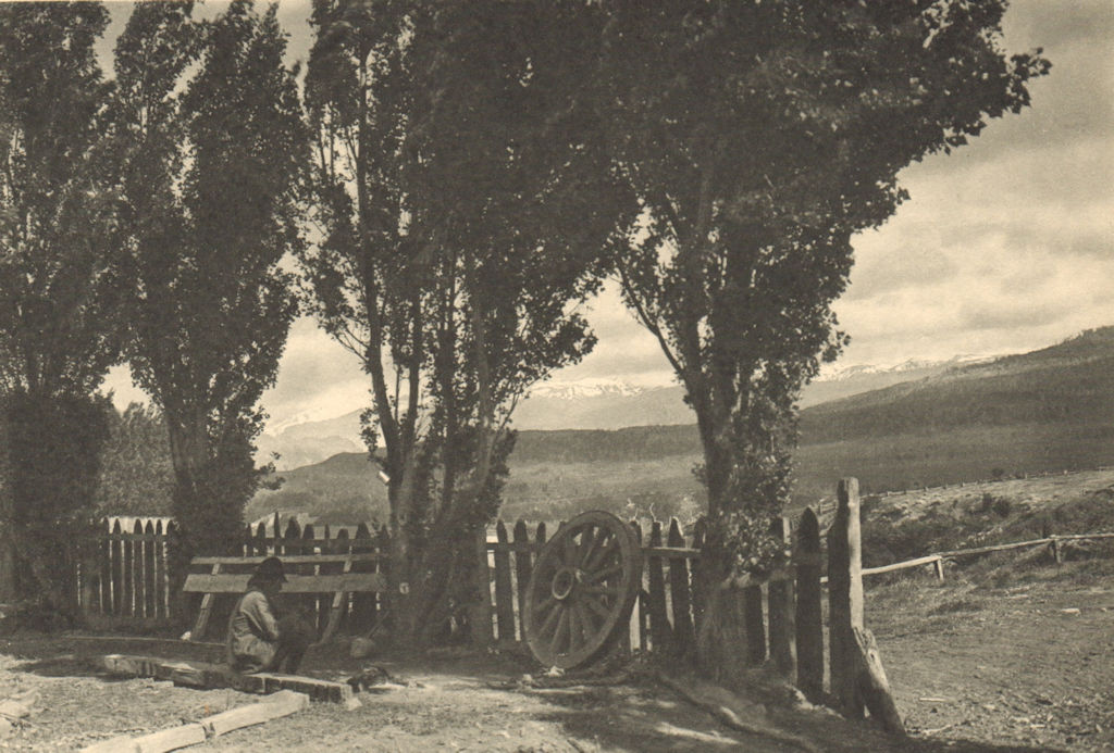 CHILEAN PATAGONIA. Coihaique (Aysen) 1932 old vintage print picture