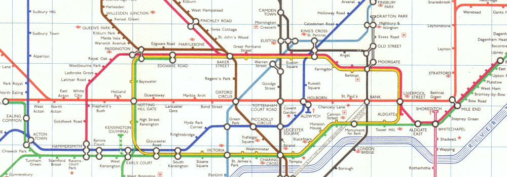 London Underground Tube Map Plan Victoria Line Complete Paul Garbutt