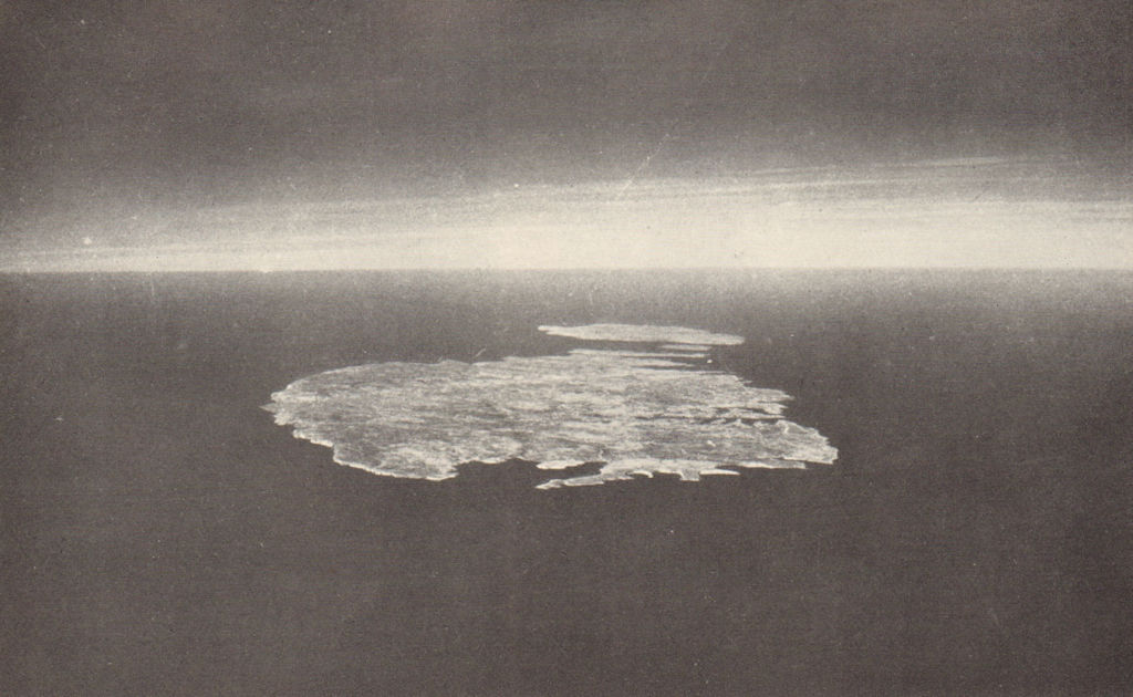 Associate Product Malta & Gozo from the air. World War 2. Royal Air Force 1953 old vintage print