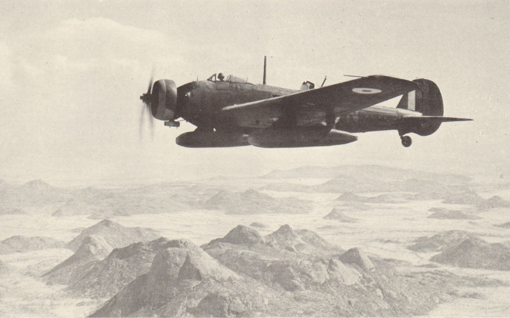 Associate Product RAF Wellesley over Italian East Africa. World War 2. Royal Air Force 1953