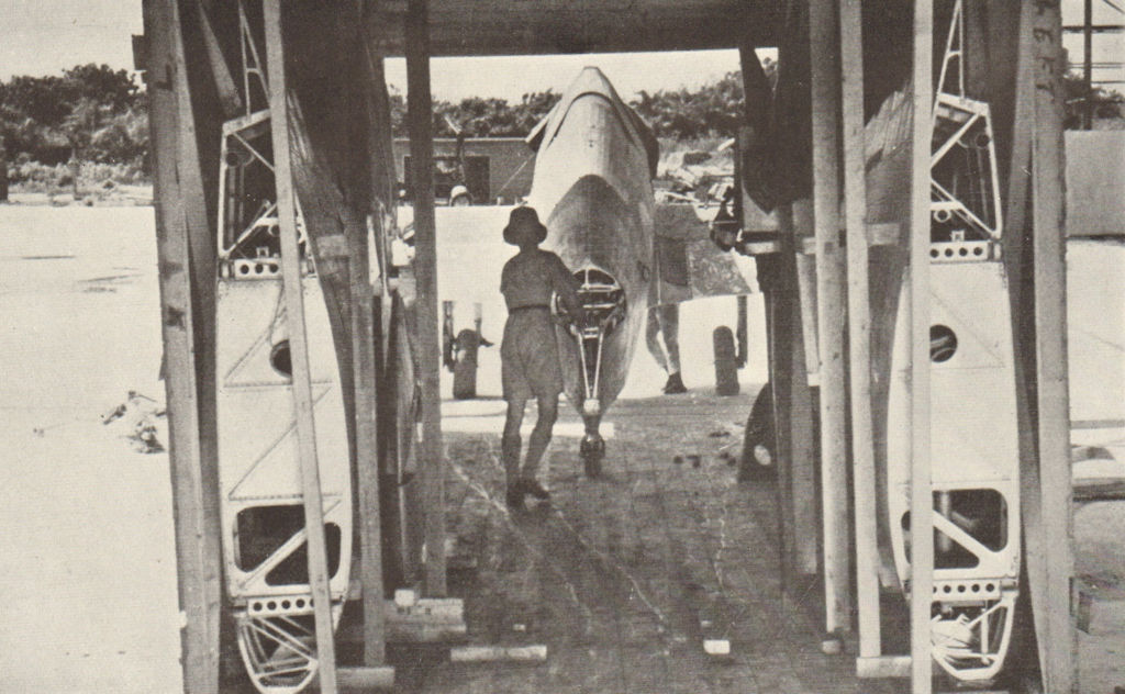 Uncrating aircraft, Takoradi, Ghana July 1942. World War 2. Royal Air Force 1954