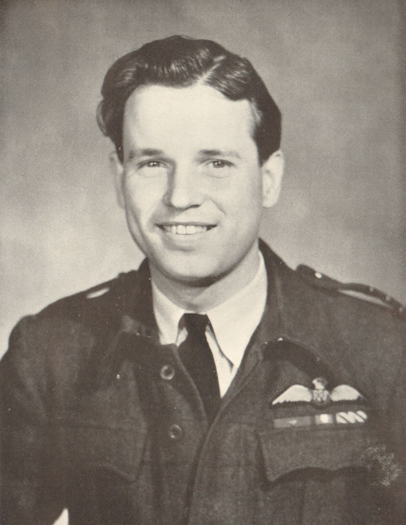 Associate Product Wing Commander Guy Gibson VC. World War 2. Royal Air Force 1954 old print