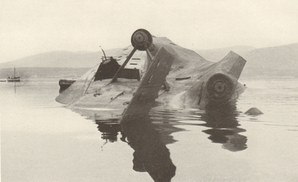 Associate Product Wreck of German battleship Tirpitz 1944, Tromso Norway bombed by RAF WW2 1954