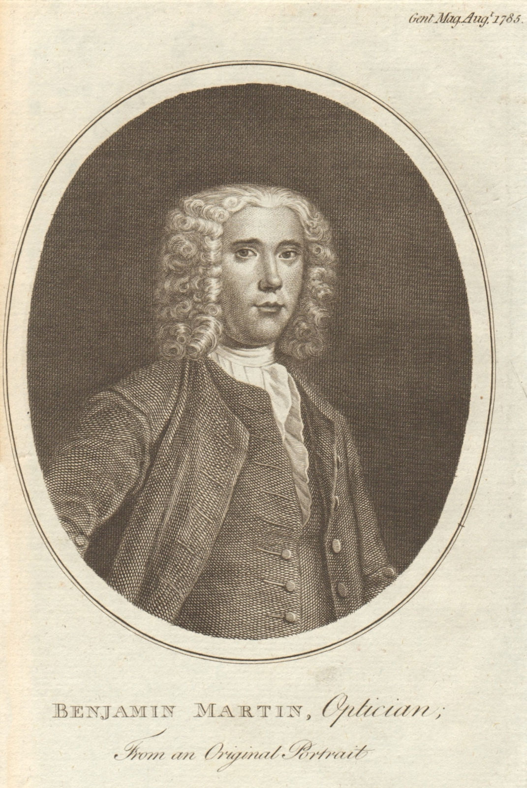 Benjamin Martin, optician, lexicographer & scientific instrument maker 1785