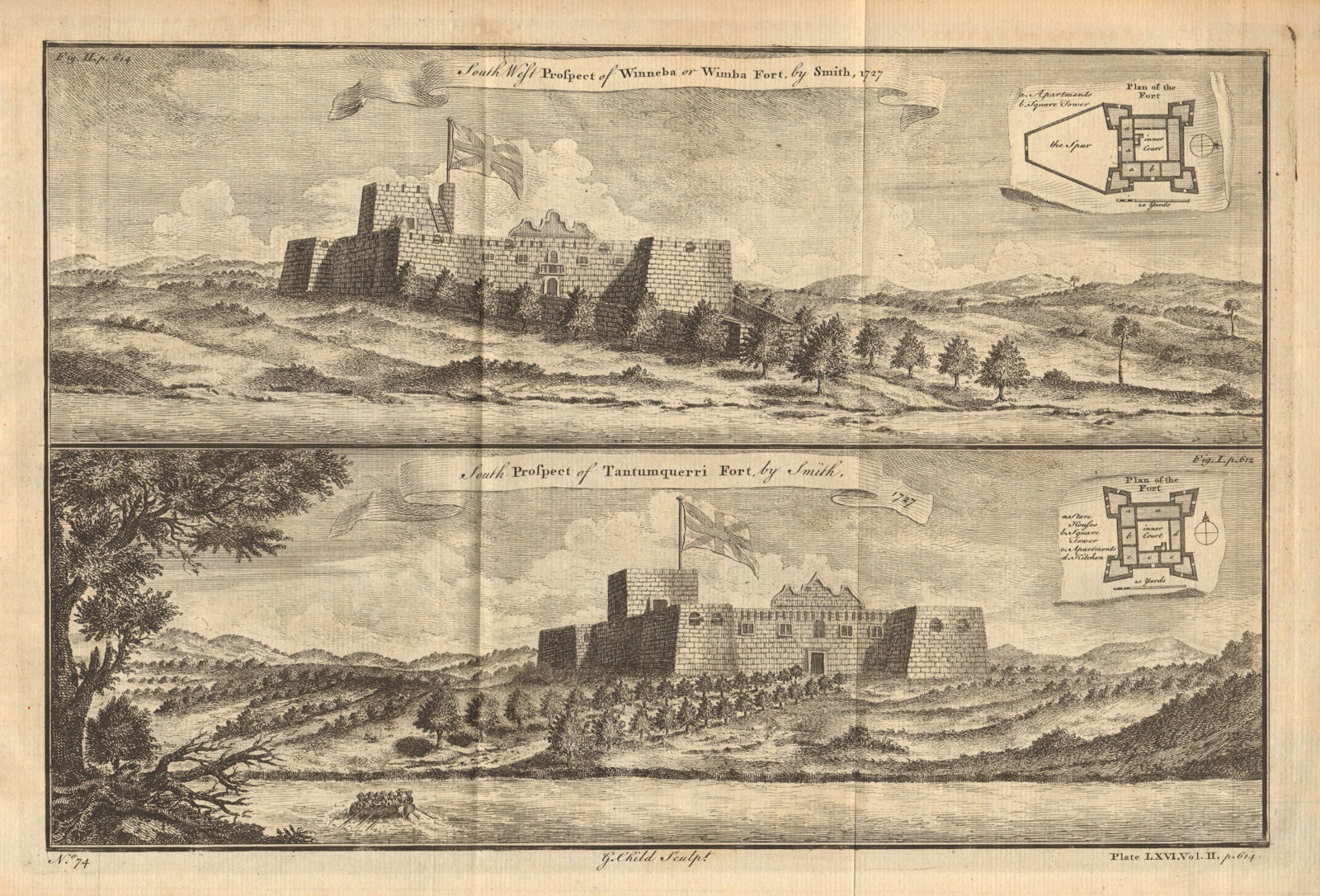 Associate Product Ghana colonial forts. Fort Winneba. Fort Tantumquerry, Otuam, Mfantseman 1745