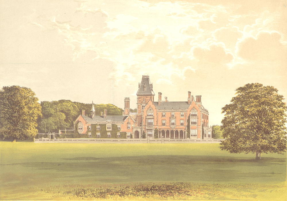 HEMSTED PARK, Tenterden, Kent (Viscount Cranbrook). Now Benenden School 1894