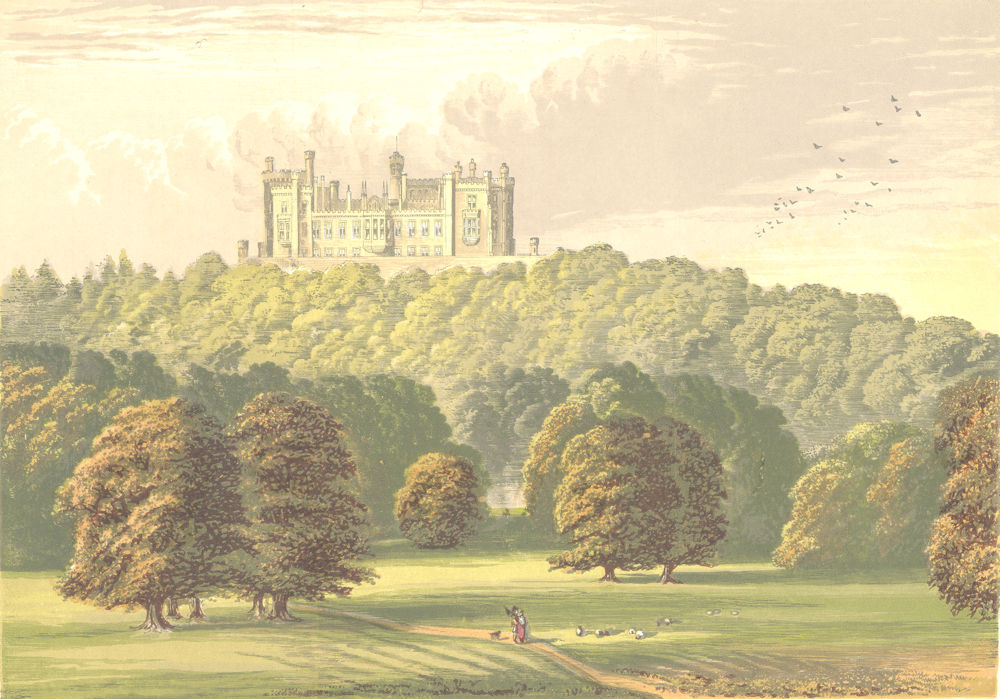 BELVOIR CASTLE, Leicestershire, Grantham, Lincolnshire (Duke of Rutland) 1890