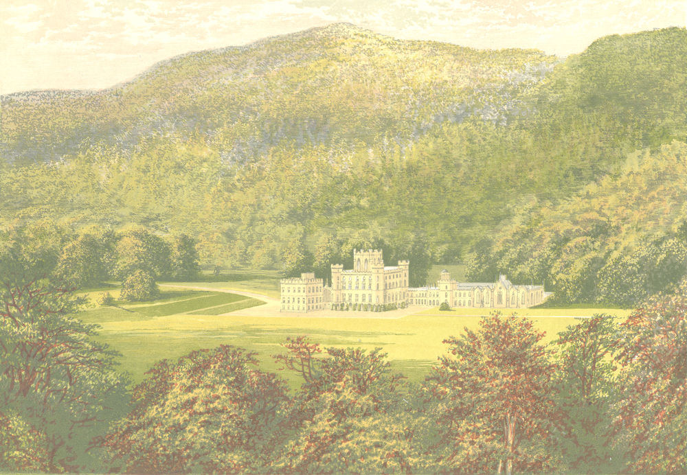 Associate Product TAYMOUTH CASTLE, Aberfeldy, Perthshire (Marquis of Breadalbane) 1890 old print