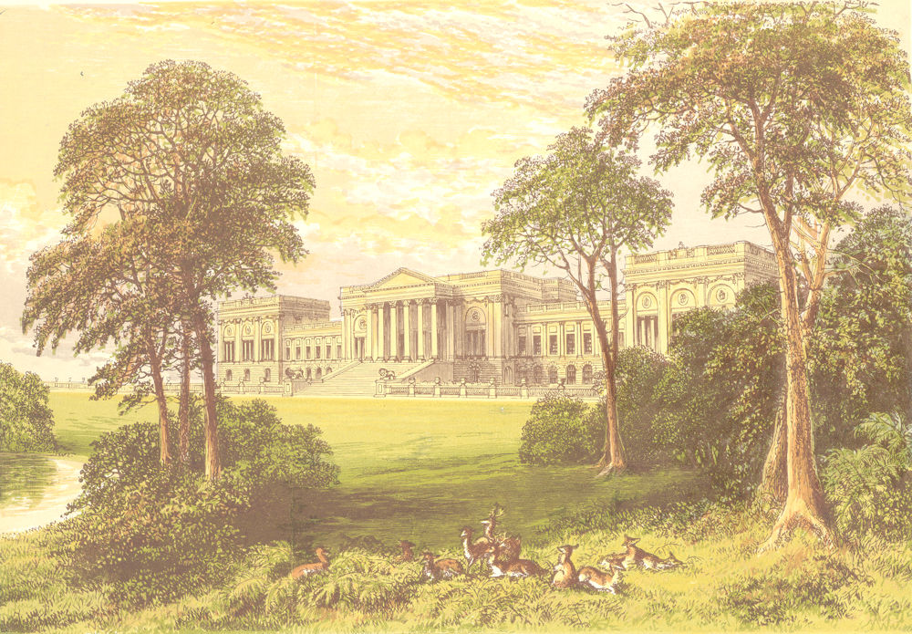 STOWE PARK, Buckinghamshire (Duke & Marquis of Buckingham & Chandos) 1890