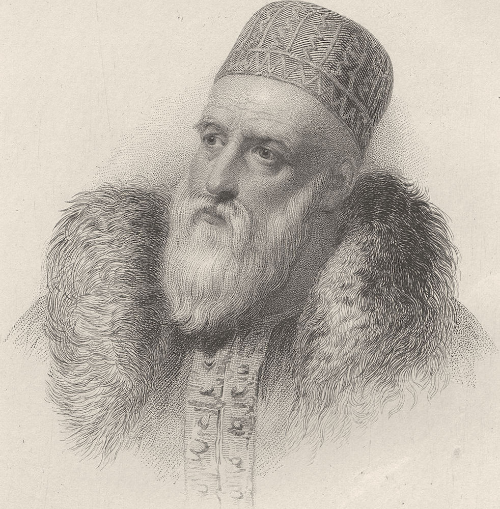 Associate Product ALBANIA. Ali Pasha ; Finden 1833 old antique vintage print picture