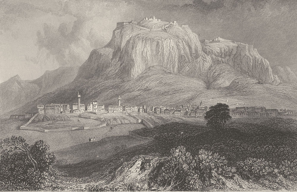 GREECE. Corinth ; Finden 1833 old antique vintage print picture