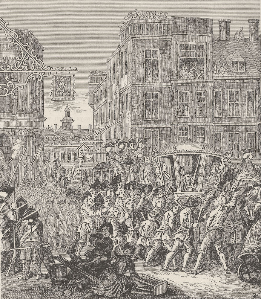 CHEAPSIDE. The Lord Mayor's procession (Hogarth's Industrious Apprentice) c1880
