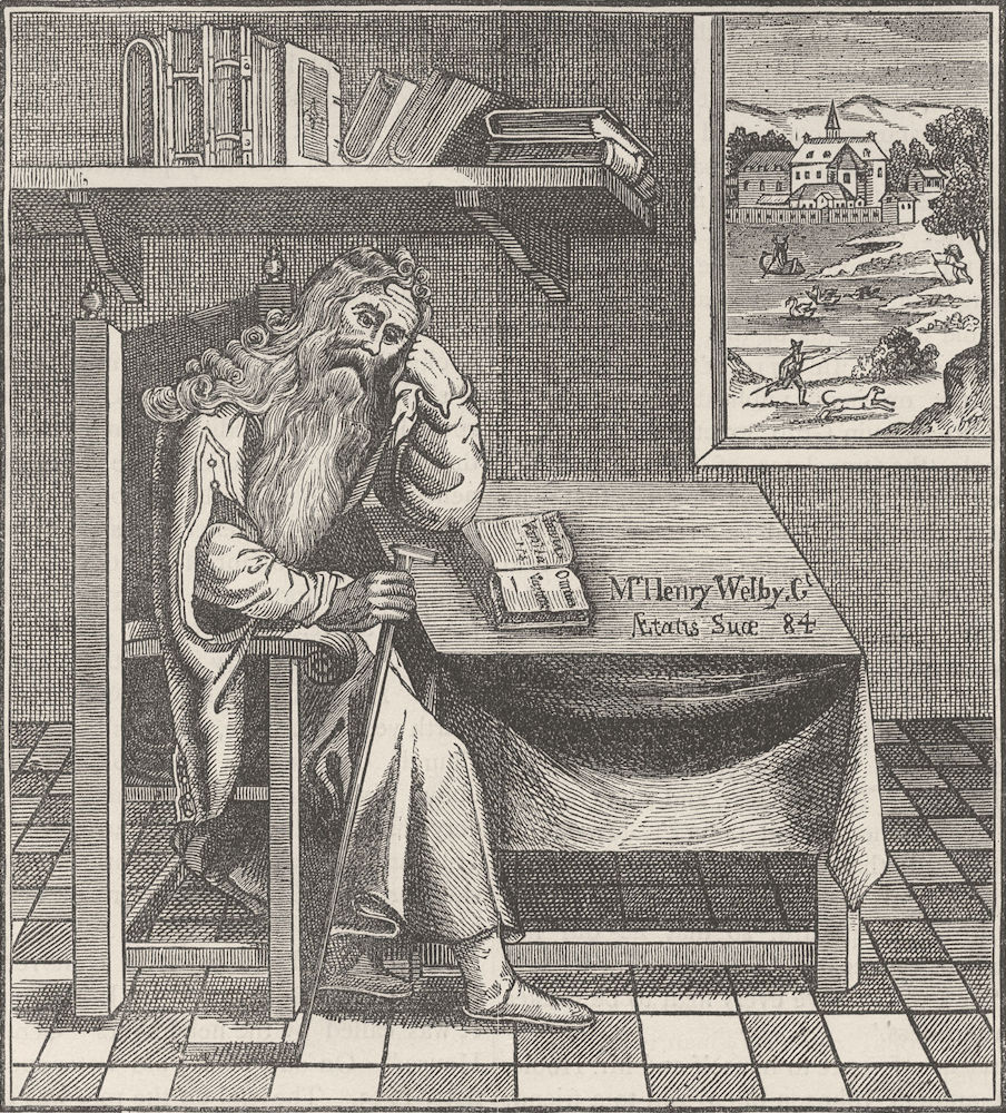 Associate Product CRIPPLEGATE. The Grub Street hermit (Richardson, 1794). London c1880 old print