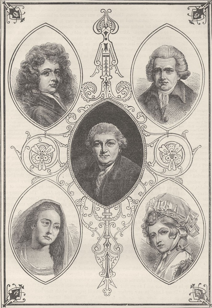 ST.GILES'S-IN-THE-FIELDS PARISH. Drury Lane Celebrities. London c1880 print