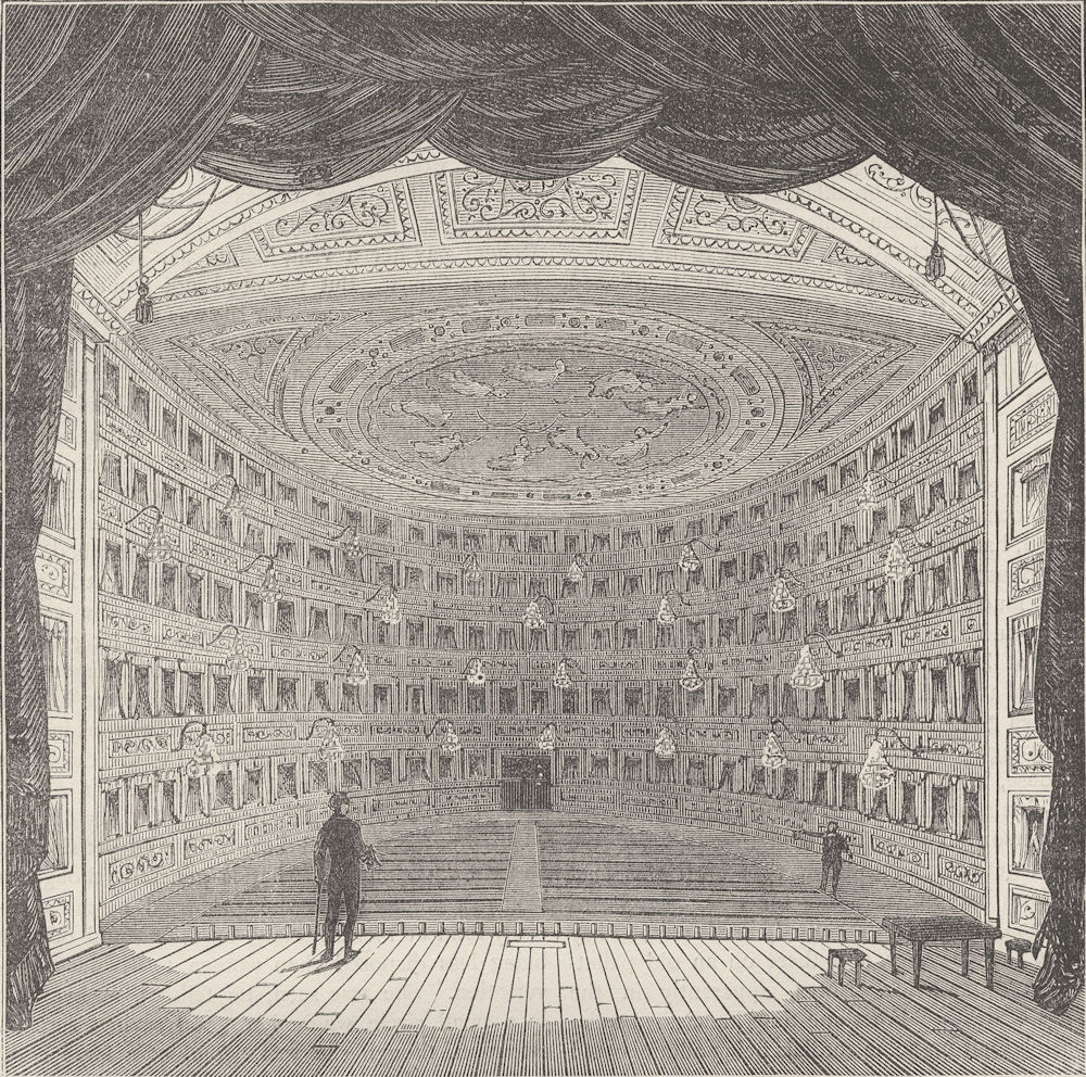 Associate Product SOHO. The Pantheon Theatre. London c1880 old antique vintage print picture