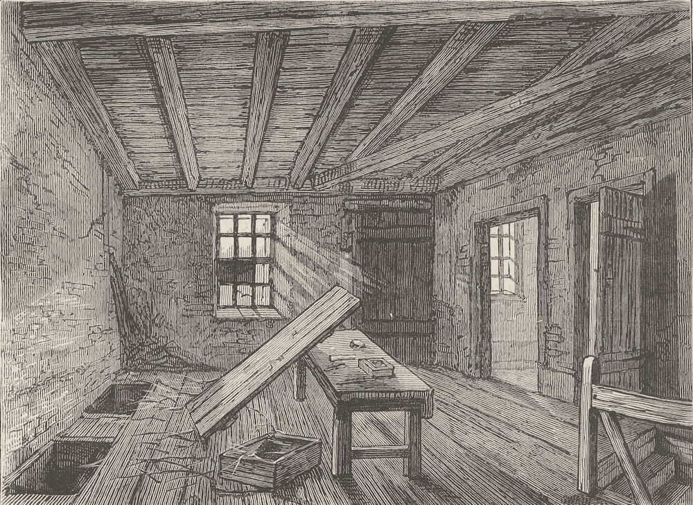 MARYLEBONE. The loft used by the Cato Street conspirators, 1820. London c1880