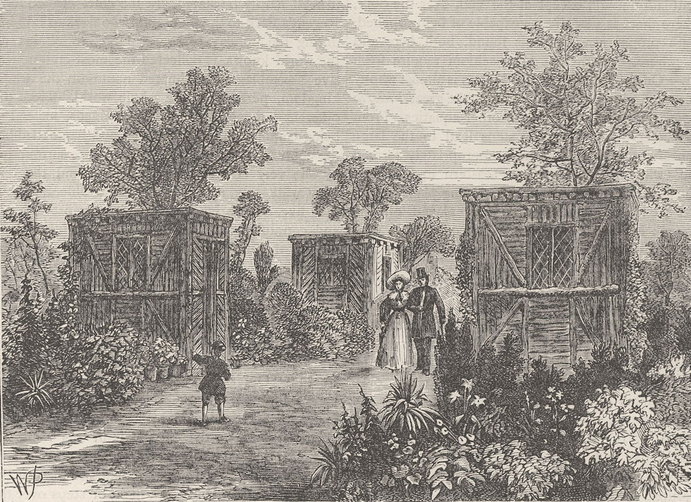 THE REGENT’S PARK. Entrance to the Zoological Gardens in 1840. London c1880