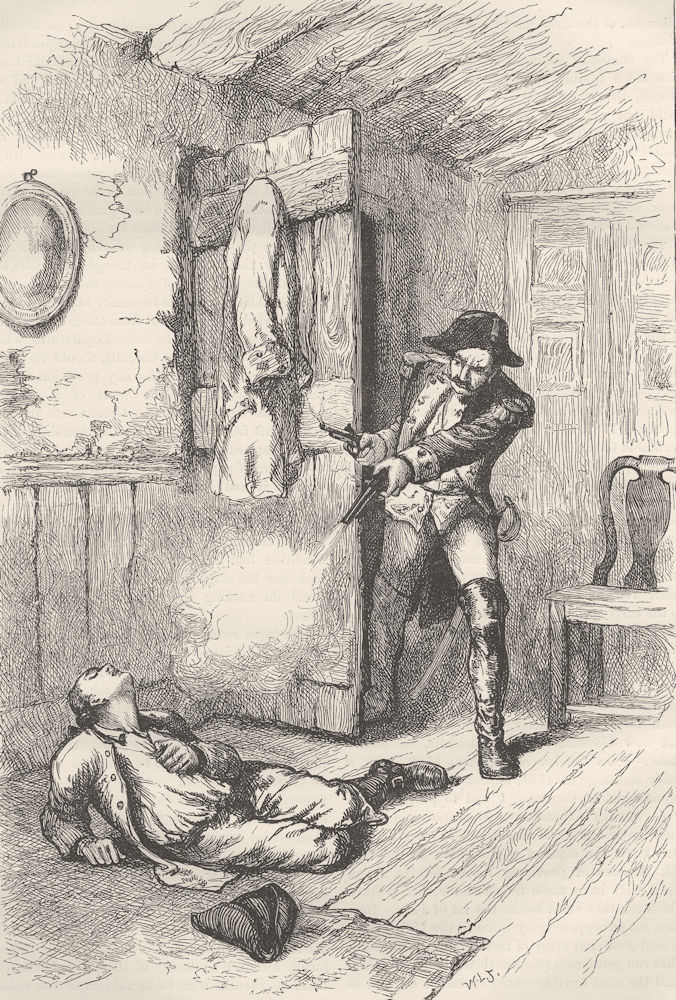 USA. Fanning's Atrocity. Murder of American planter c1880 old antique print
