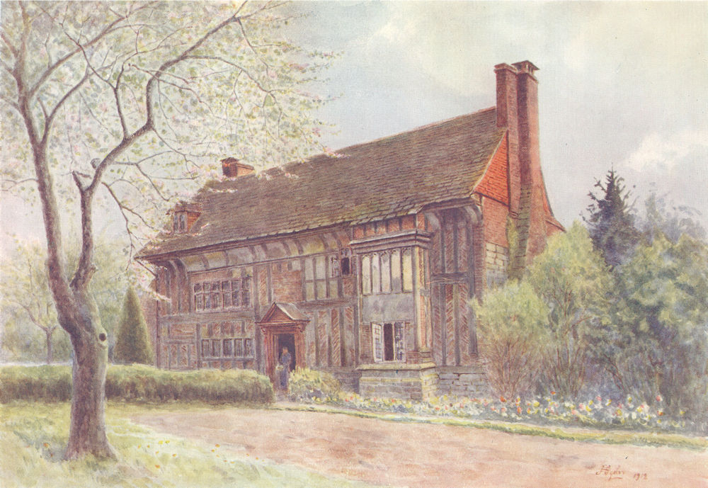 Associate Product LINGFIELD. Old Surrey Hill. Surrey 1914 antique vintage print picture