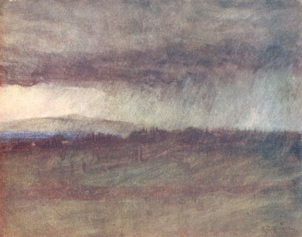 Associate Product TUSCANY TOSCANA. A Spring Storm sweeping over the Valley of the Arno 1905