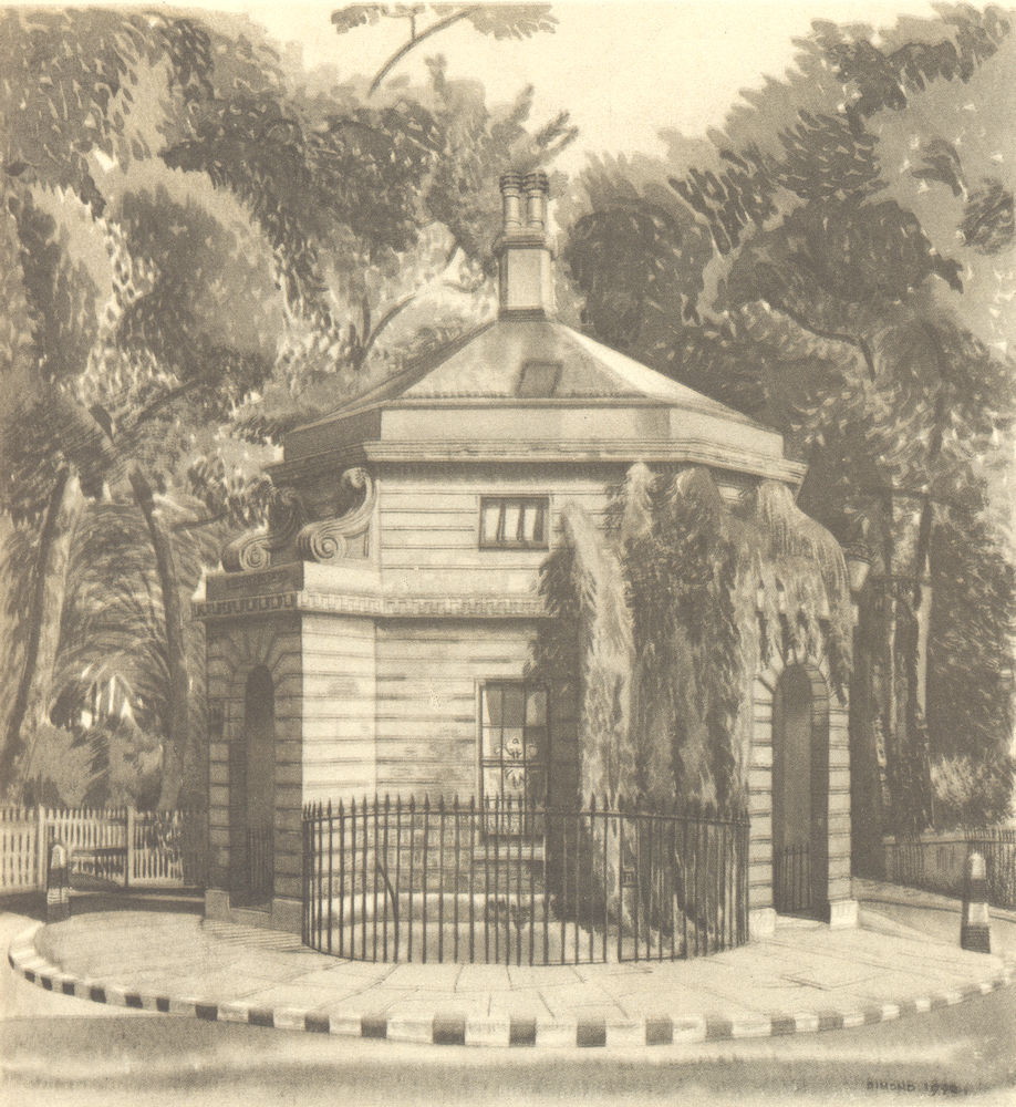LONDON. Hanover Gate, Regent's Park, NW8. By Phyllis Dimond 1946 old print