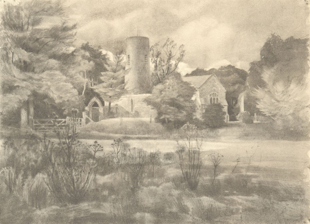Associate Product GREAT HAUTBOIS. St. Mary the Virgin's. Norfolk. By RL Young 1947 old print