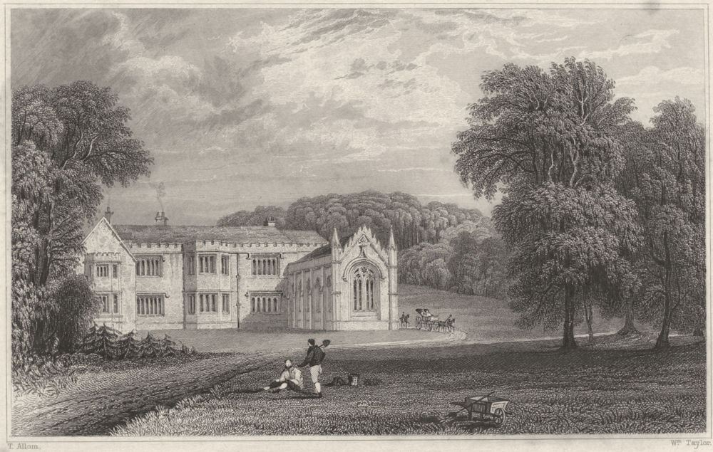 CORNWALL.Trelowarren,Helstone.Seat of Sir Richard Rawlinson Vyvyan Bart MP 1831