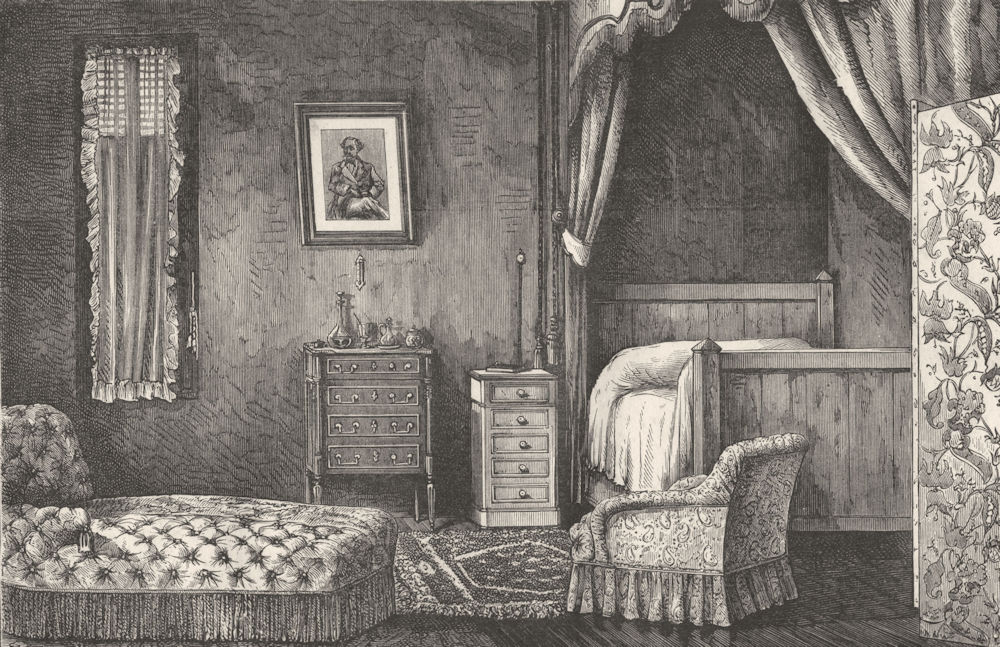 SEINE-MARITIME. Puys cite de limes. Chambre est mort Alexandre Dumas, a 1880