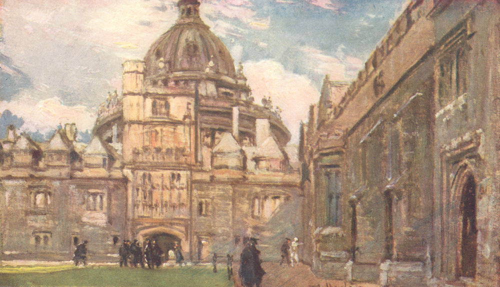 OXFORD. Radcliffe Library, Camera Bodleiana, from Brasenose College Quad 1903