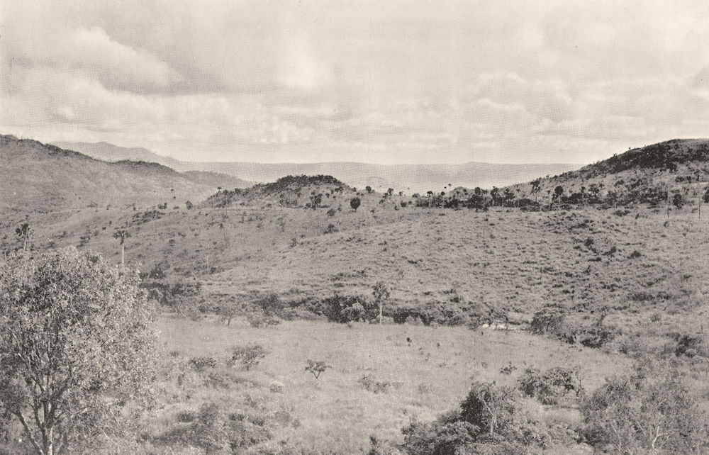 Associate Product NIGERIA. Assab escarpment 1936 old vintage print picture