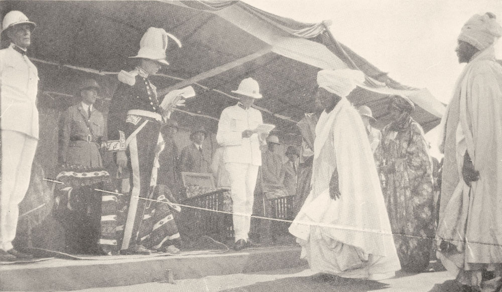 Associate Product NIGERIA. The Installation of the Sultan of Sokoto 1936 old vintage print
