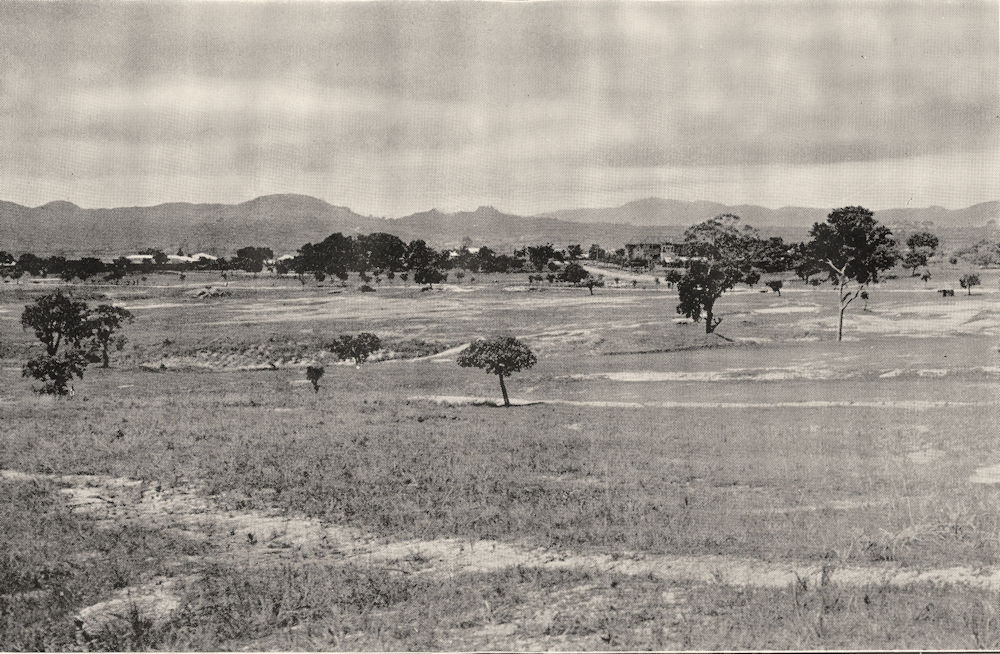 Associate Product NIGERIA. A view of Jos 1936 old vintage print picture