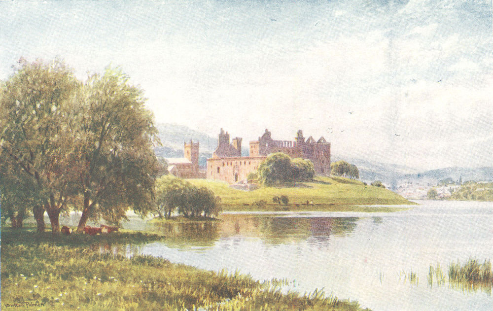 Associate Product SCOTLAND. Linlithgow Palace 1922 old vintage print picture