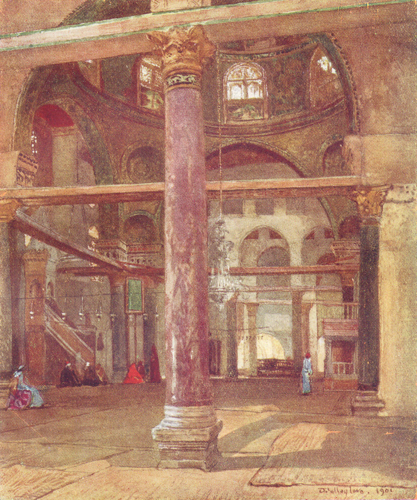 Associate Product JERUSALEM. Mosque of El Aksa south-east 1902 old antique vintage print picture
