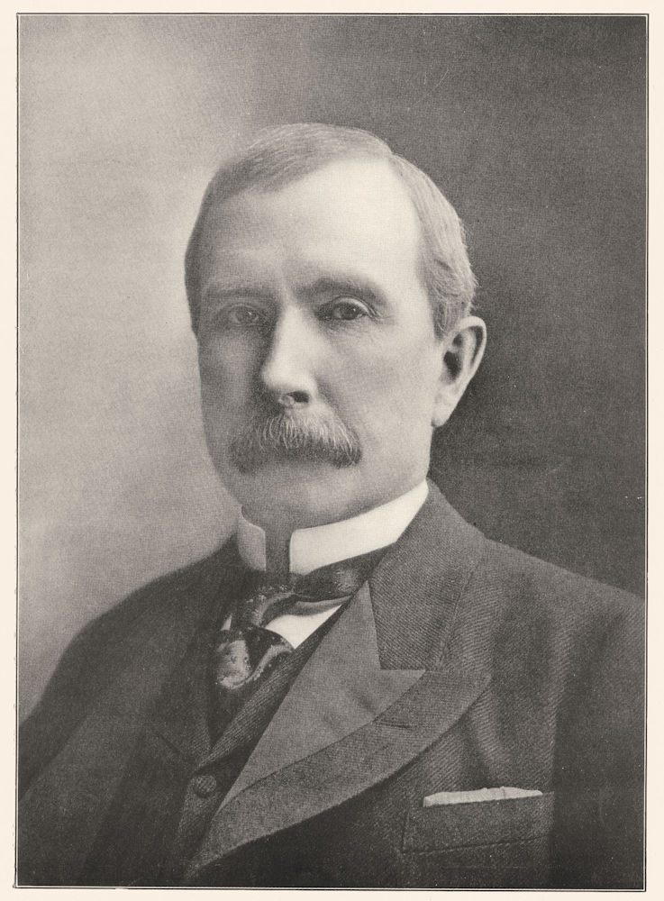 Associate Product BUSINESS. John D Rockefeller 1907 old antique vintage print picture