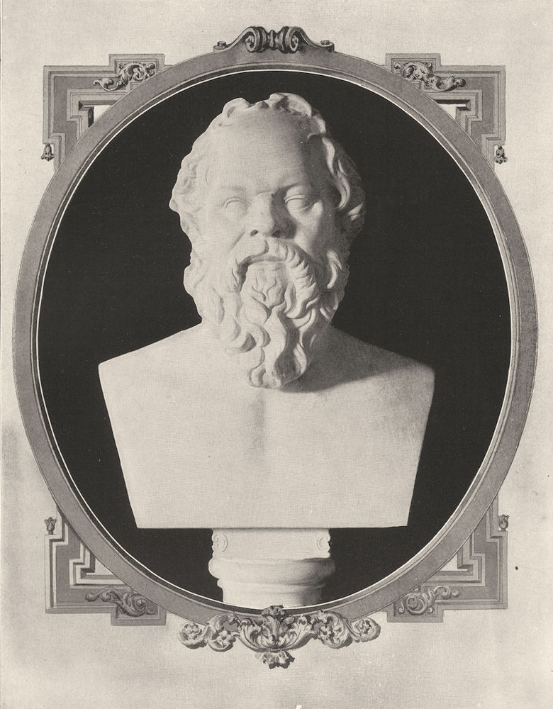 Associate Product PHILOSOPHY. Socrates 1907 old antique vintage print picture