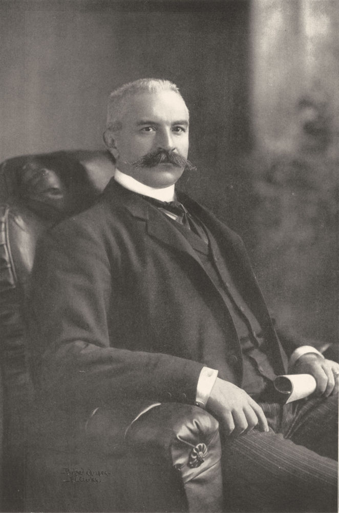 MEXICO. Ramon Corral, Vice-President & Secretary of 1907 old antique print