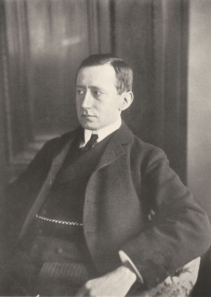 INVENTORS. Guglielmo Marconi 1907 old antique vintage print picture